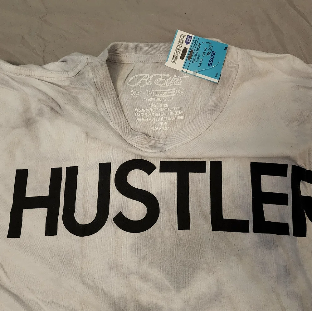 BeEthic Hustler Size XL Grey Marble Tshirt - Picture 2 of 5